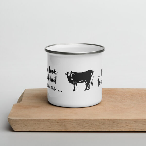 Lieblingstasse - Kuh (Emaille)